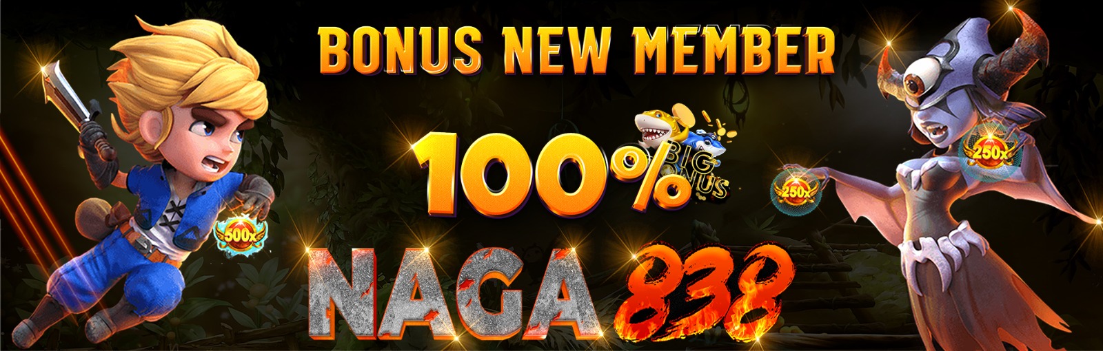 Bonus New Member 100%